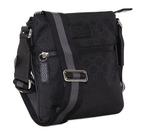 gucci black crossbody messenger bag|guccissima Messenger bag.